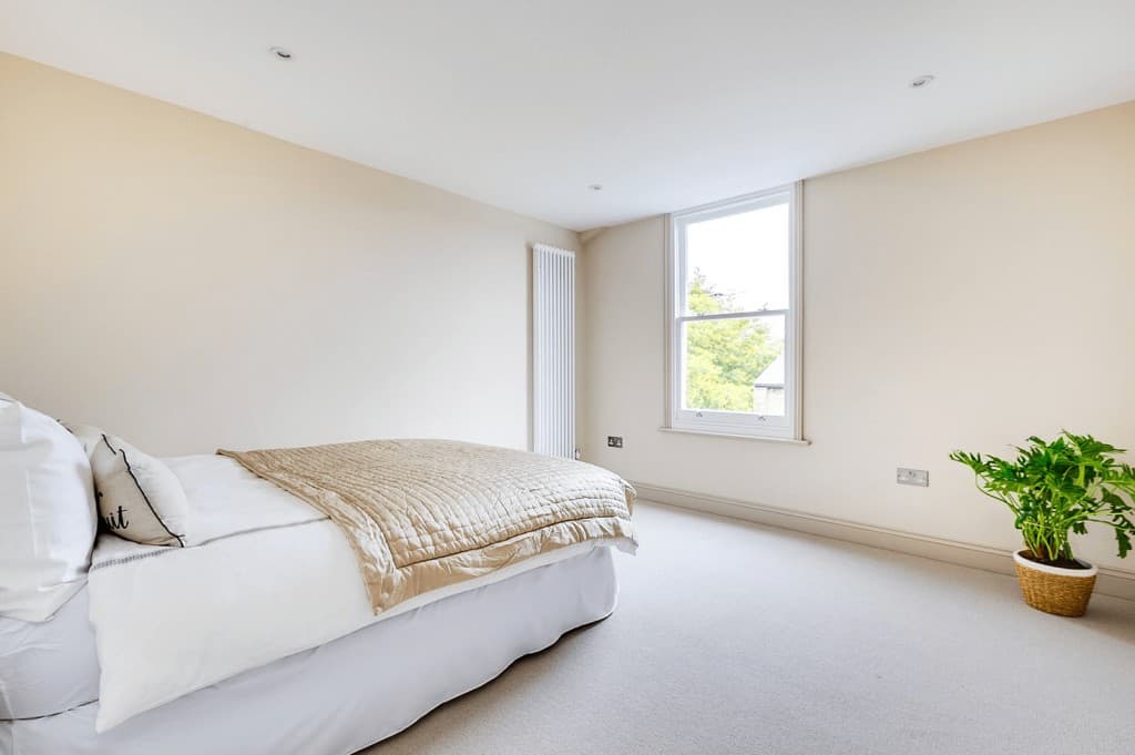 completed loft conversion with beige walls