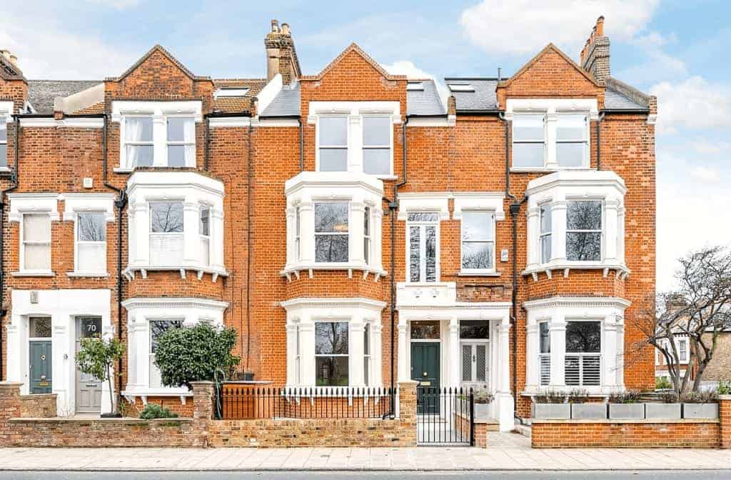 outside of terraced house
