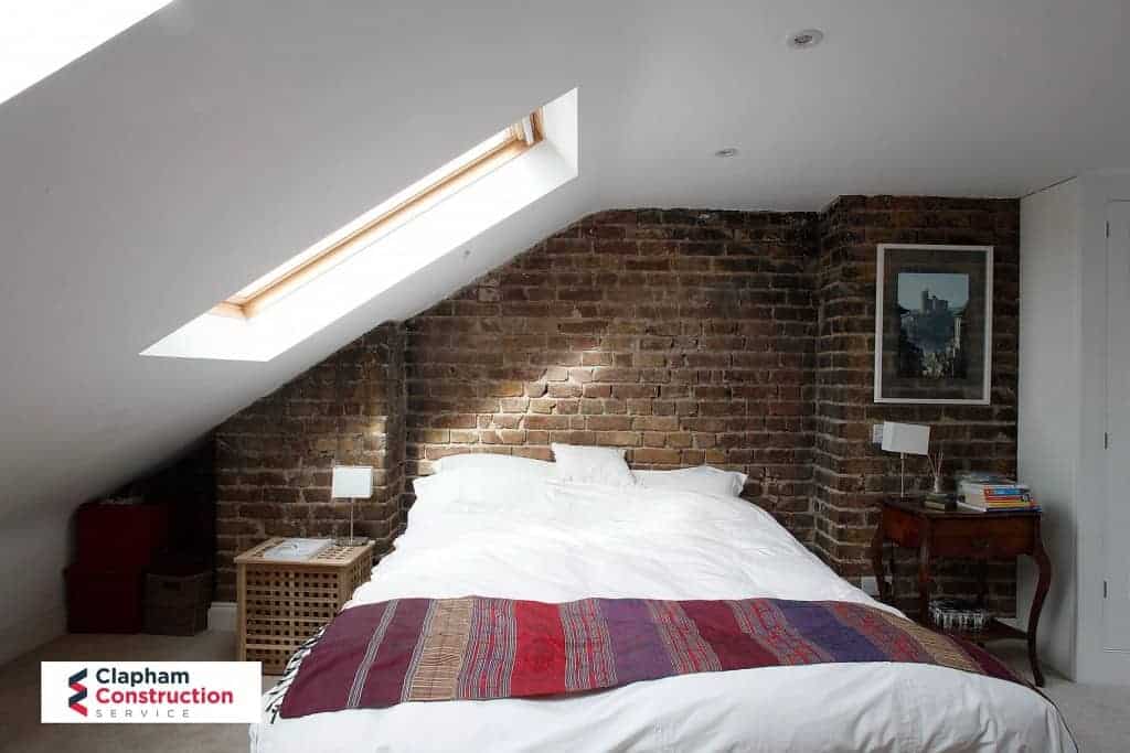 completed loft conversion with visible brick wall - Design and Planning