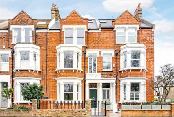 outside view of loft extension and home extension brick and white