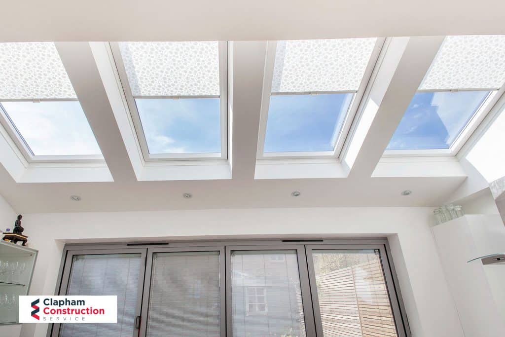 haverlock-home-extension-sky-lights completed kitchen home extension view of skylights
