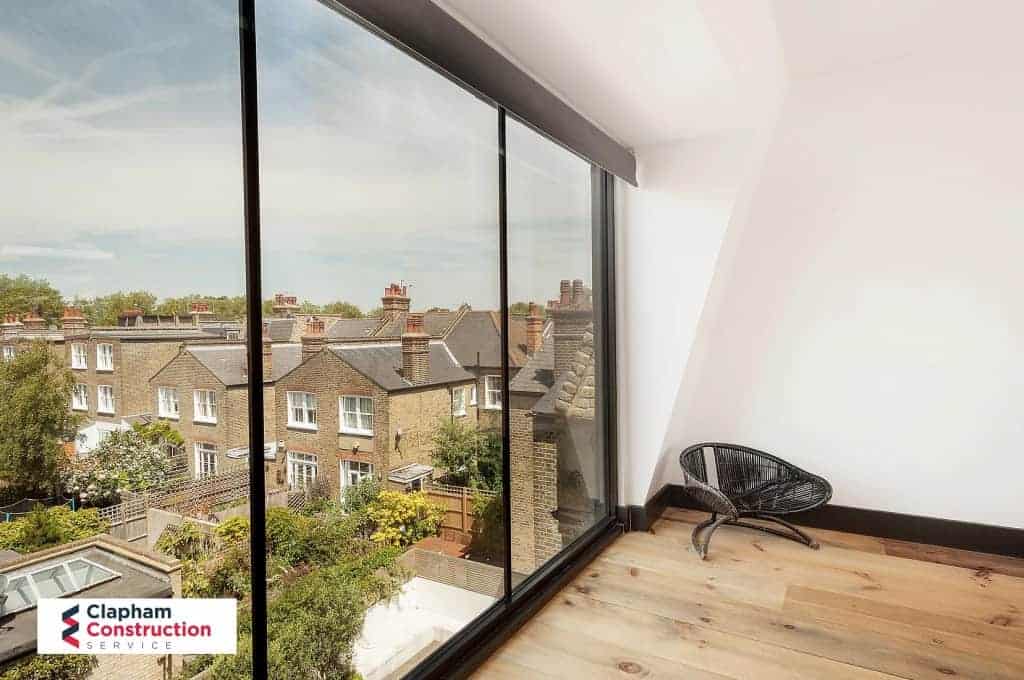 completed loft conversion big windows
