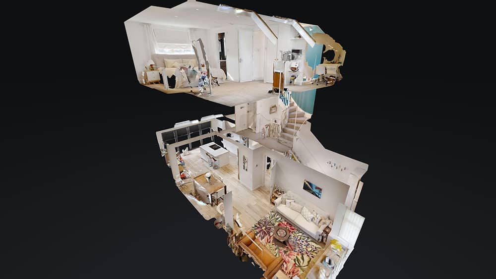 3d completed view of apartment loft conversion