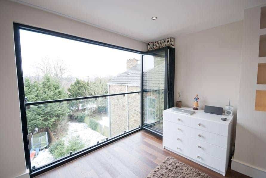 Loft conversion with bi-folding doors