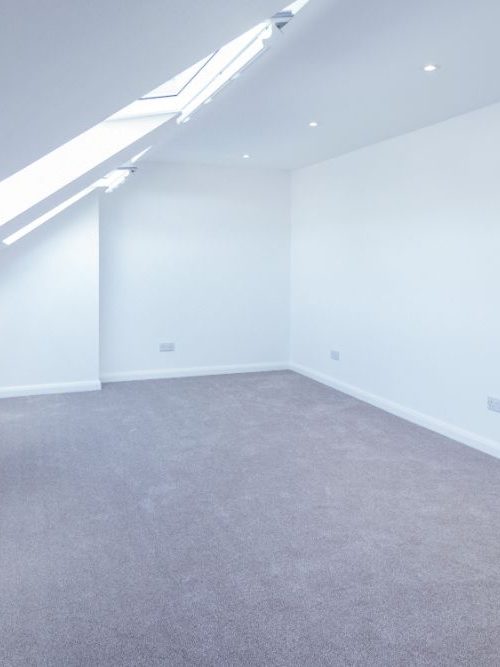 open plan bedroom - loft conversion