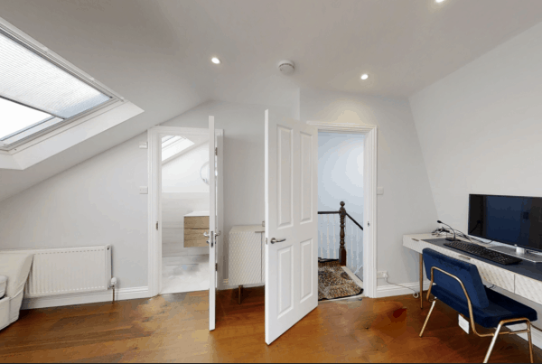 Office Space Created By A Loft Conversion