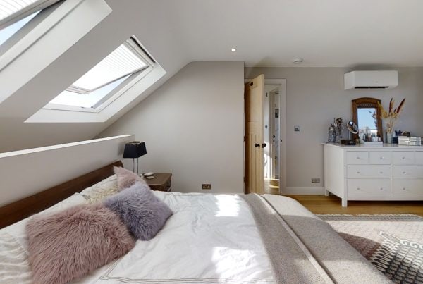 loft conversion used as a bedroom